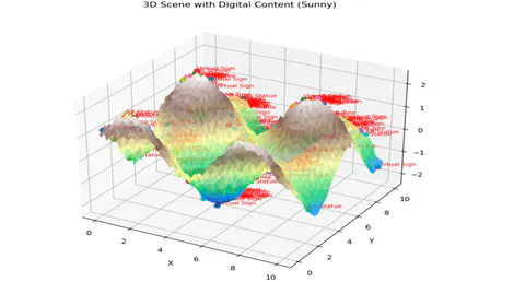 Result of the Algorithm: Place Digital Content in Modelled 3D Space