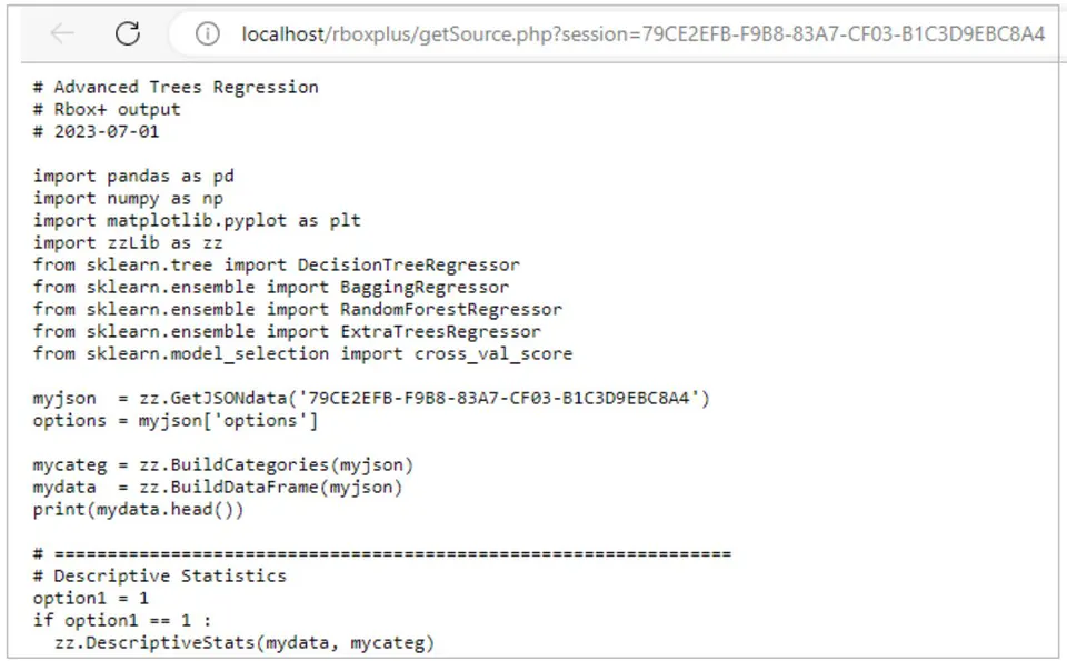 Figure 7. The Source Code
