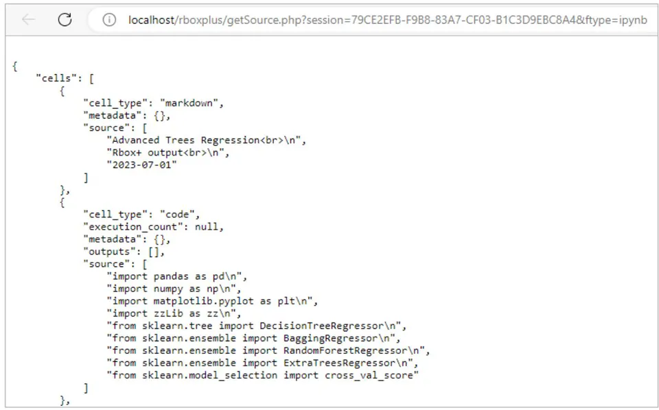Figure 8: Jupyter Notebook (.ipynb) file