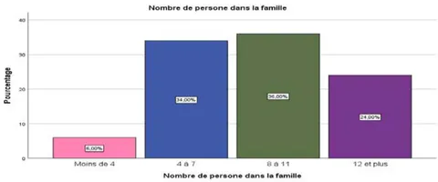 Figure 9: Number of People Living in the Respondent's Family