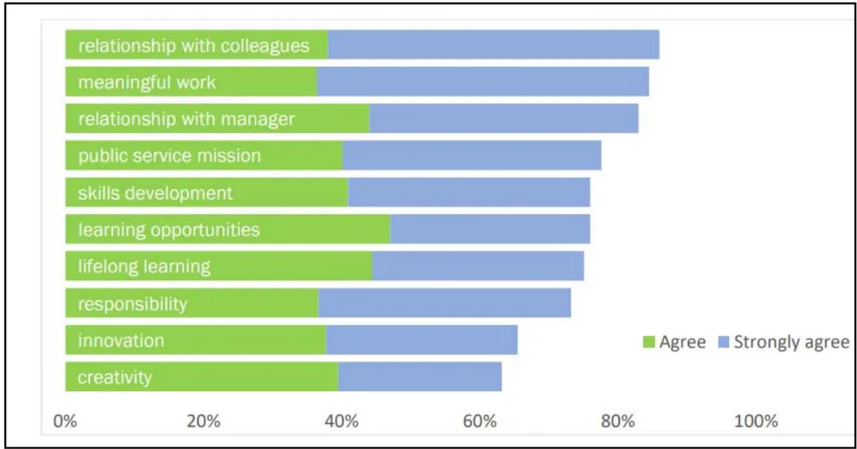 Fig. 1: Top 10 intrinsic staff motivation factors