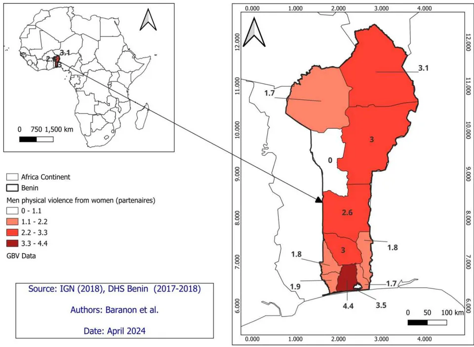 Figure 7: Percentage of Women Aged 15-49 Currently in Union or Separated who have Perpetrated Physical Violence against their Current or Most Recent Partner when they had neither been Beaten nor Physically Assaulted