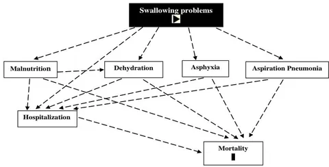 Figure 2: Directed acyclic graph (DAG) to present associations from the literature review.
