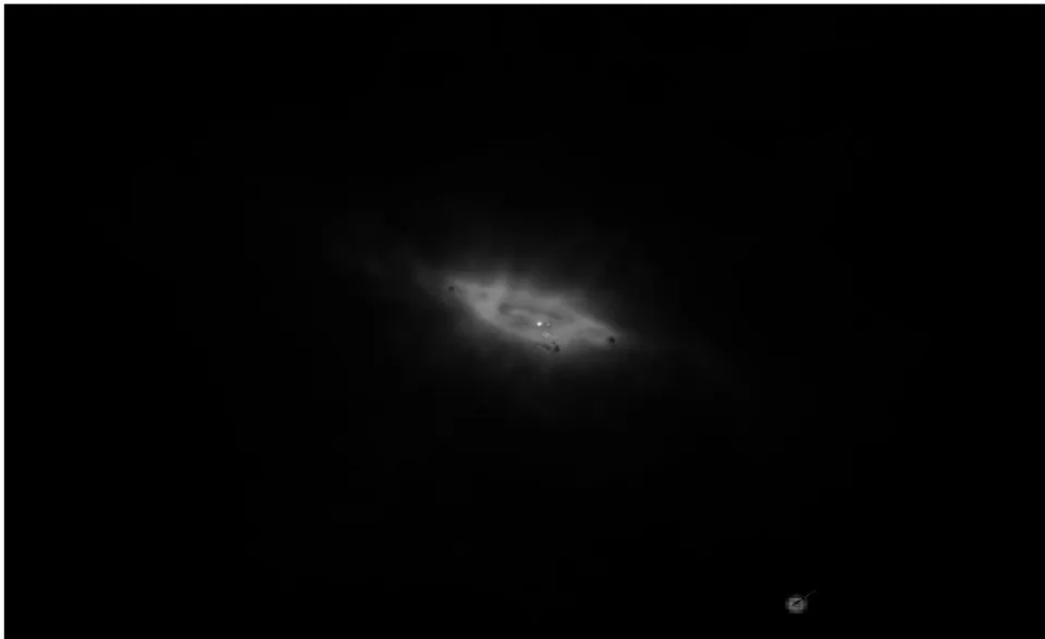 Figure 2: The Black Hole Seed and White Hole Seed on NGC 3034