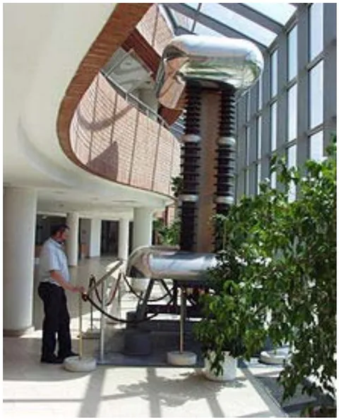 Fig. 3: Belt generator for the first in Hungary linear accelerator