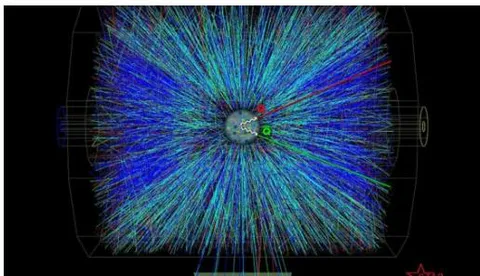 Figure 2: Image of the structure of the atomic nucleus and quantum entanglement