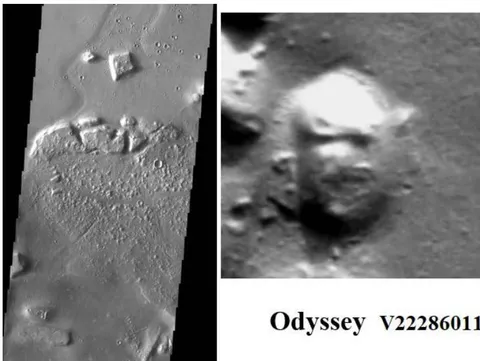 Figure 24: A new image of the Face of Galaxies taken by Mars Odyssey