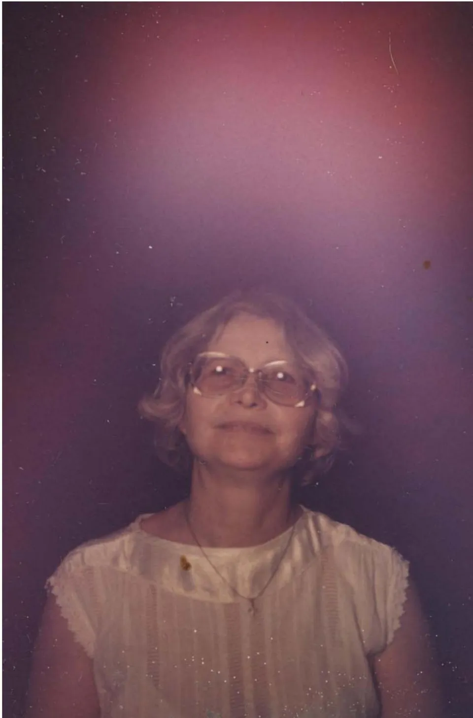 Fig. 1: Kirlian photo of author's aura in 1991 – Spiritual level 9