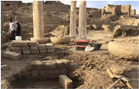 Figure 39: The original place of the southern column base.