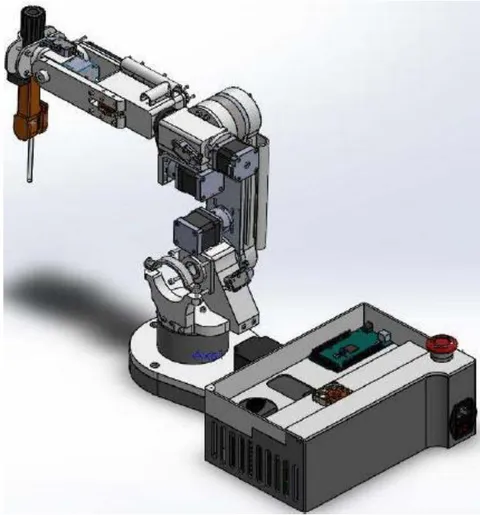 Figure 2: 3D Design Welding Robotic assembly