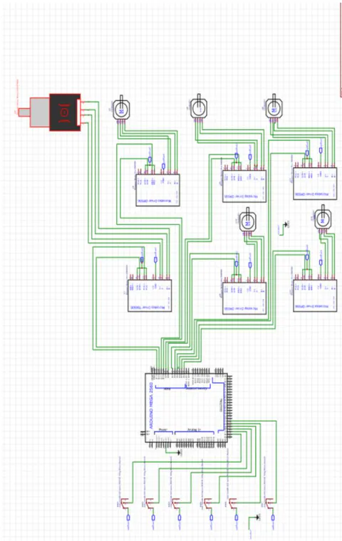 Figure 5: Schematic Diagram of the robotic arm