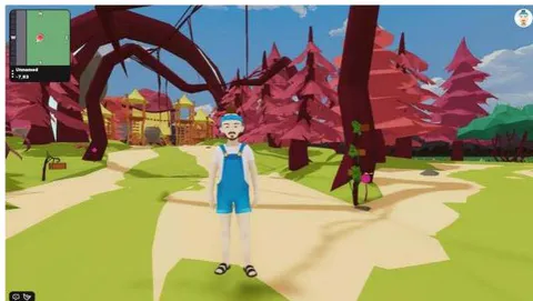 Fig. 1: Decentraland Screenshot (Own Picture)