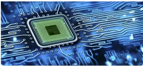 Fig. 1: Advertising map of an integrated circuit (or chip) after high magnification