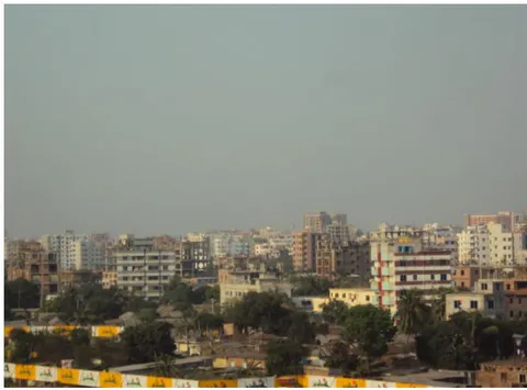 Figure 7: Jagged skyline of Uttara