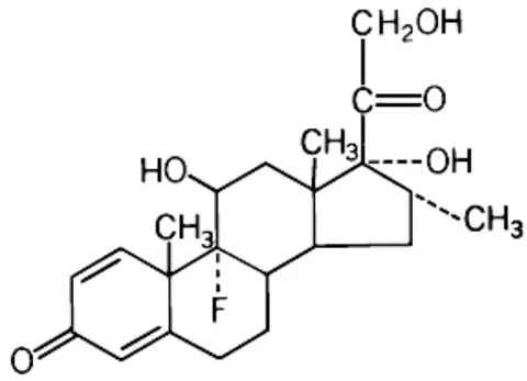 Figure No. 2: Chemical Structure of Dexamethasone.