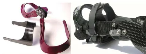 Figure 3: Two AWJ-machined carbon fiber knee braces (Liu et al., 2018b)