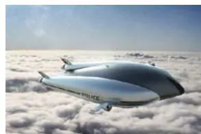 Figure 1: New 4 Innovation Green Versions of LHA Aircraft and Airship