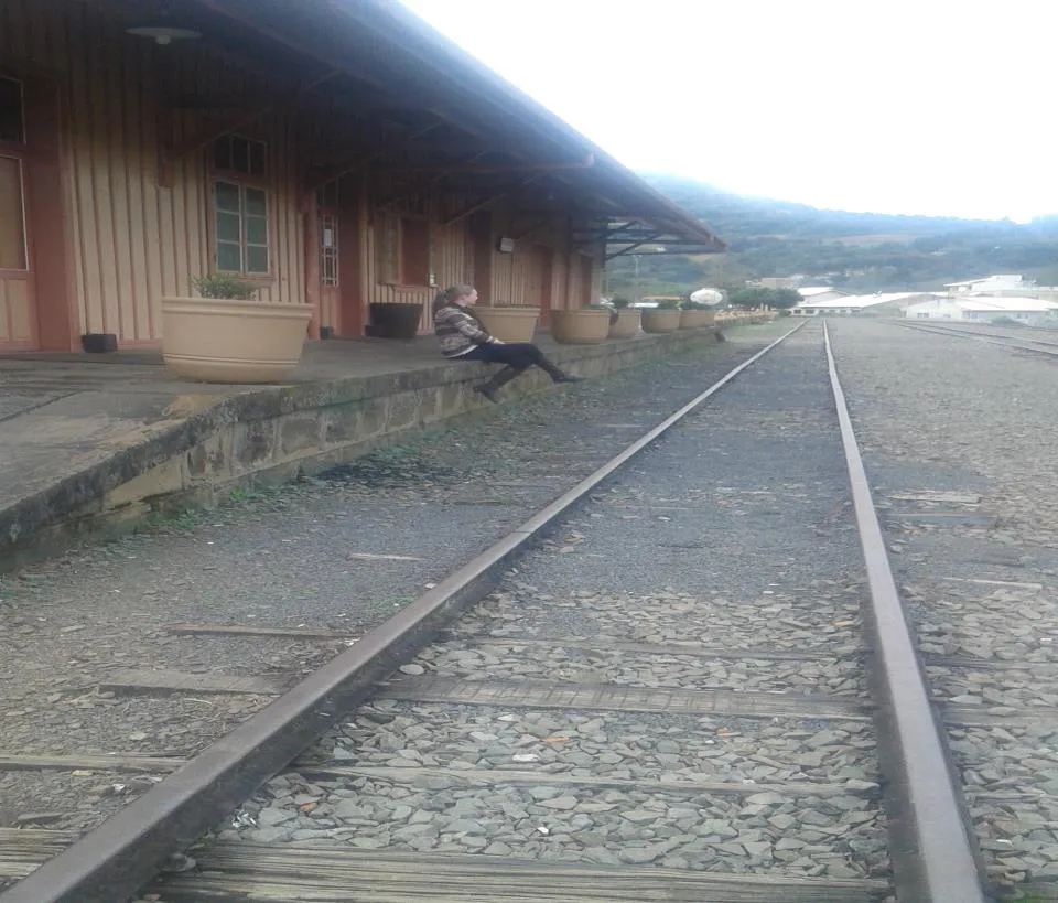 A Estação Ferroviária do município de Tangará.