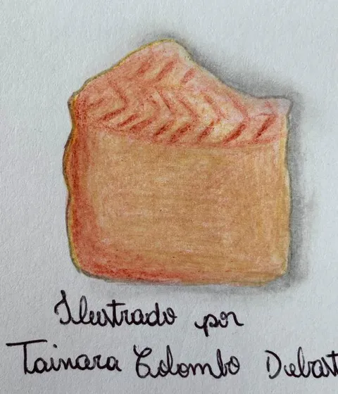 Desenhos e representações rupestres - painel 5