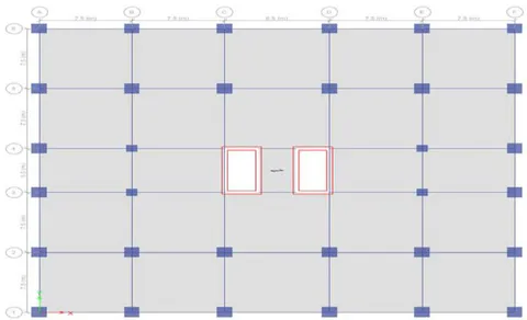 Figure 3: Plan of the Structure II