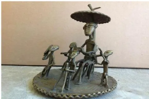 Figure 10: Akan Gold Weight depicting their daily life.