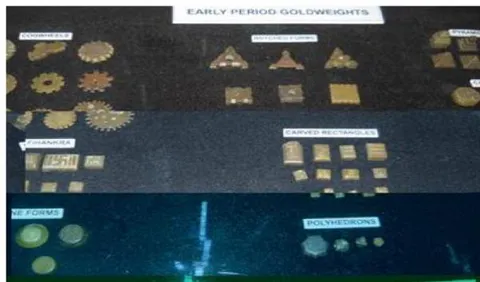 Figure 1: A sample image of Akan Gold - weights, "Mmramuo", 2016. Institute of African Studies, University of Ghana, Legon. Image by the researcher