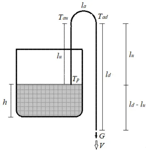 Fig. 1: Schematic of the fully developed growing fountain