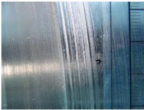 Figure 3: A Photo of Wear on Rotating Part, it Can Be Seen a Defect in Metal