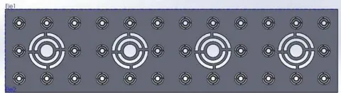 Fig. 6: Fin design in CAD