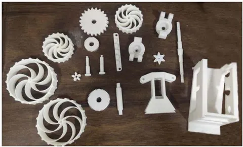 Fig. 2: 3D Printed Parts