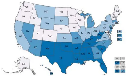 Fig. 1: The map of NHANES study