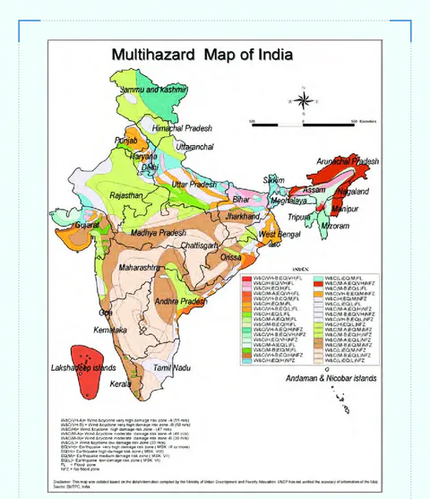 Multihazard Map of India