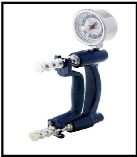 Figure 1: Handheld dynamometer.