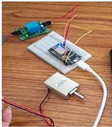 Figure 8: Smart Door and MLX sensor