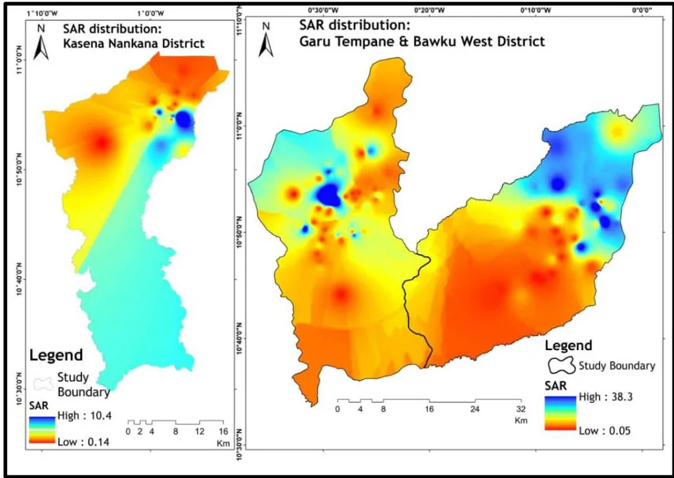 Figure 8: SAR Distribution Within the Study Area