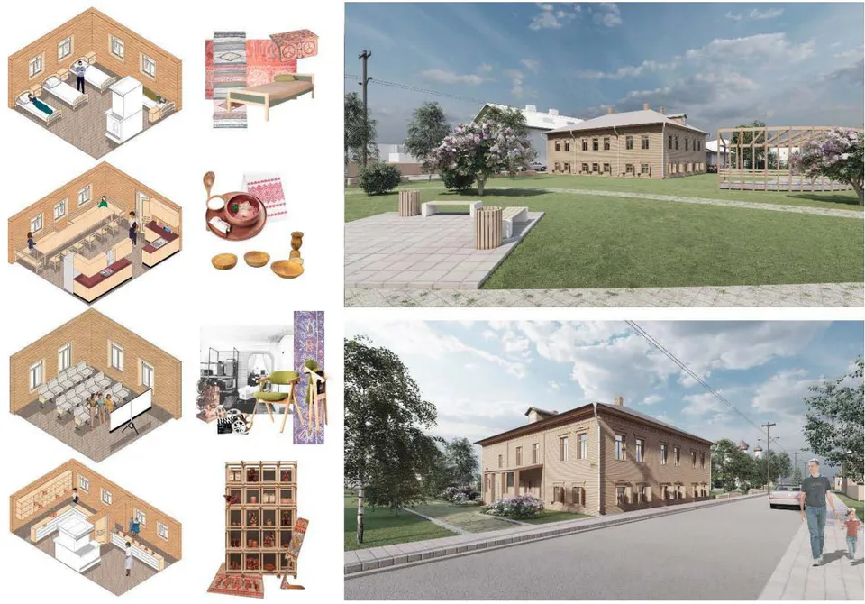 Figure 13: Project Proposals of the Educational Institution Block. Author: Diana Sycheva.