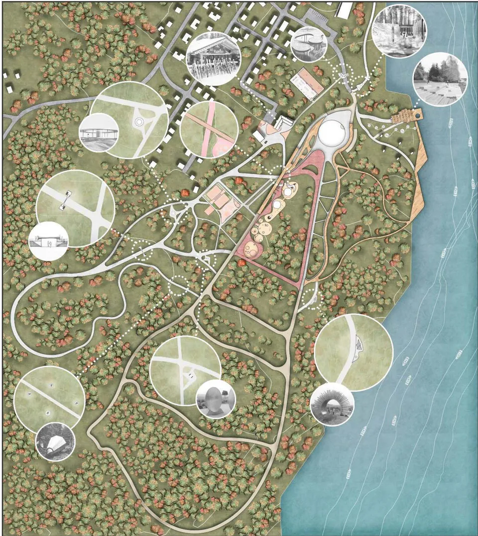 Figure 10: The Project Master Plan of the Recreation Block. Author: Diana Sycheva.