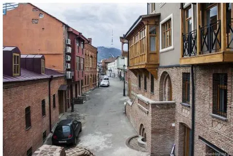 Fig. 2: Jorbenadze street