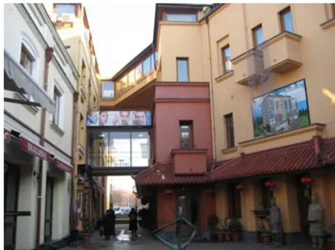 Fig. 1: Chardin street – the reconstruction-regeneration in the 1980s by Giga Batiashvili