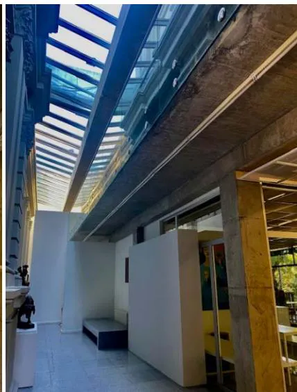 Fig. 18: Interior. Connection Between the old and the new structure