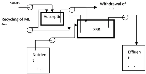 Figure 1: Reactor set-up for SBR with adsorption tank