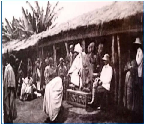 Fig. 3c: Bamoun Man Pays Honour to His King