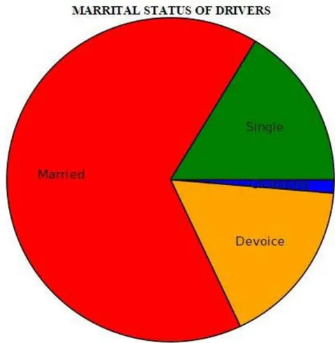 Figure 3: Marital status of commercial drivers.