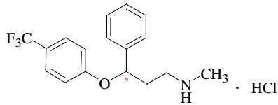 Fig. 1: Molecule Structure of Fluoxetine Panel label: Author.