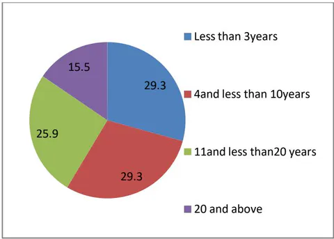 Figure 4: Respondents by experience