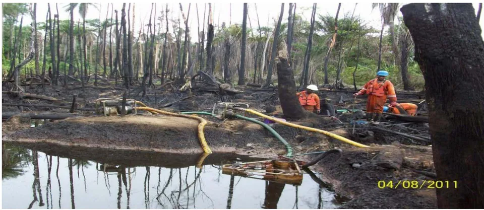 Figure 6: In land Spill Cleanup Operations