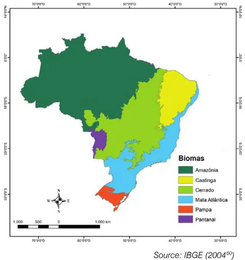 Figure 2: Map of Brazilian Biomes