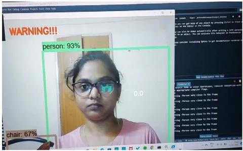 Fig. 7: Image Recognition of person and chair