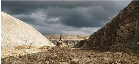 Figure 2: Example of an oil shale operation in Estonia (Eesti Energia)