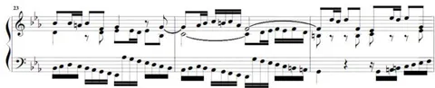 Fig. 3: Bars 13-25.